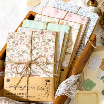 40 pz/pacco Kawaii Scrapbooking Set di materiali Adesivo Estetico Fai da te Scrapbooking Forniture Album fotografico Decor Cancelleria