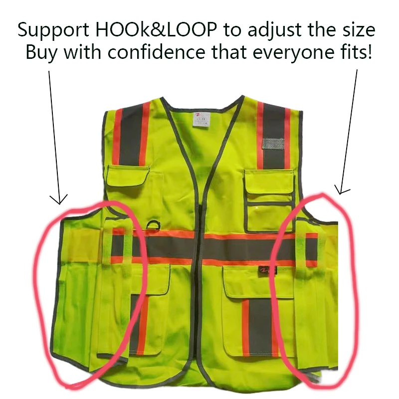 Reflective Safety Vest High Visibility Working Vest Signal Adjustable Size Work Safety Jacket Men Construction Work Uniform reflective safety vest,reflective safety jacket