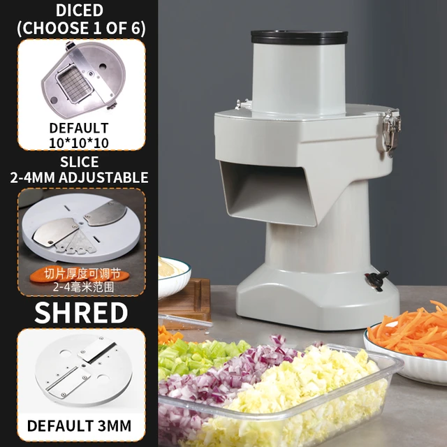 220V Commercial Vegetable Dicer Electric Multi-functional Food Processor  for Carrots Potatoes Onions and More Food Chopper - AliExpress