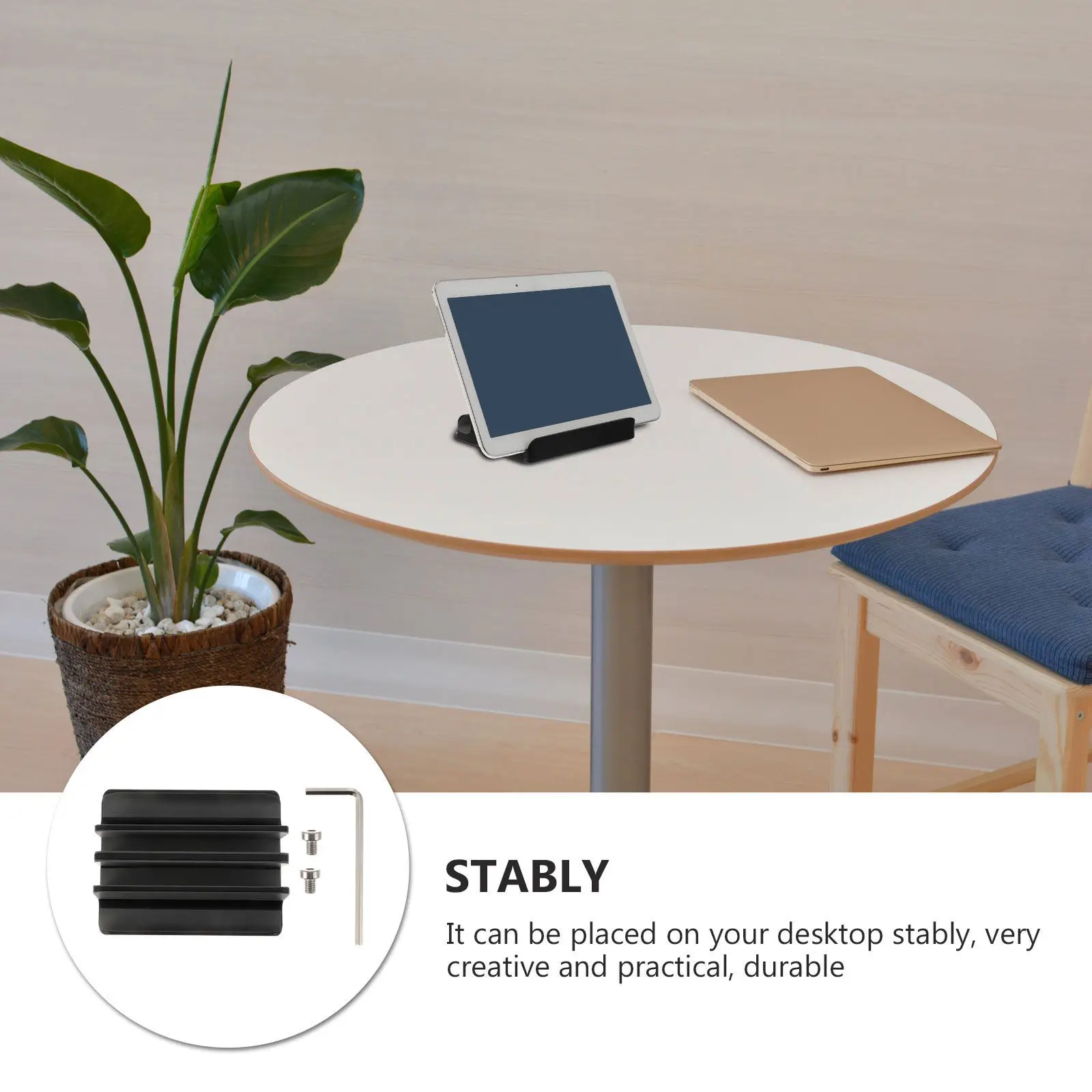 프리미엄 수직형 노트북 스탠드 알루미늄 합금 견고하고 가벼운 데스크탑 홀더 공간 절약형 현대적인 디자인 노트북 마운트 베이스