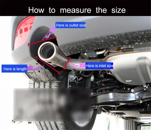 エンジンカー 車の排気チップ レーシングカーの排気チップ車のユニバーサル
