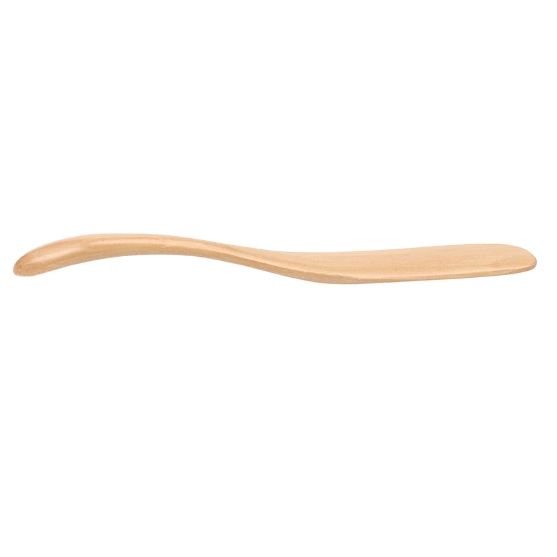 ABSE-Wooden Butter Knife Cheese Spreader 6.5 Inch, Jam Knife Butter Cake Mask 24 Pieces