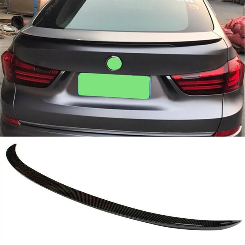

For Real Carbon Fiber Spoiler Accessories F07 BMW 5 Series GT Car Trunk Rear Lip Tail Wing Refit BMW5 Body Kit P Style 2014-2017