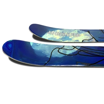 2024 New Season Soft Light Durable Park All Mountain Rail Jib Freestyle Skis Twin Tip Alpine Ski 3