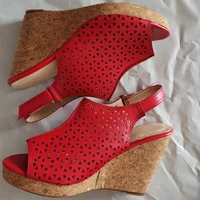 Fashion Wedge Sandals Female Summer Shoes Platform Peep Toe High Heels Flip Flop Casual Party Wedge Shoe For Women Large Size 45 - Image 3