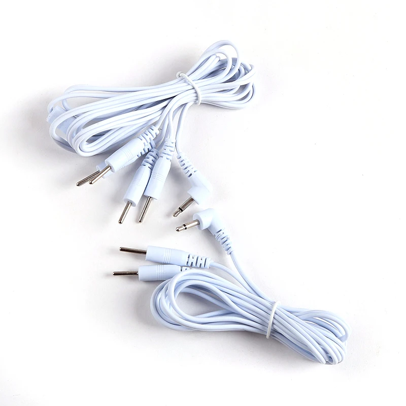 

3.5mm 4 /2 Pins Electrode Cable Electrotherapy Electrode Lead Wires for Acupuncture Muscle Stimulator Therapy Massager