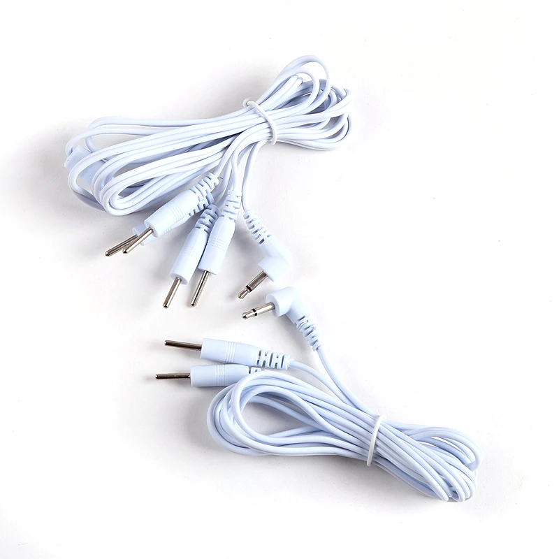 Tanio 3.5mm 4 /2 szpilki kabel elektrody do elektroterapii elektrody