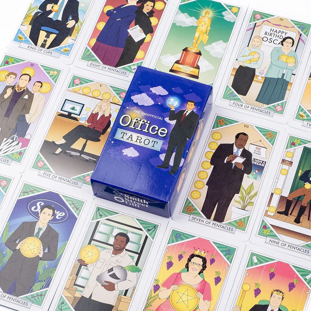 The Unofficial Office Tarot Deck 78 Cards 10.3x6cm For Family Party High Quality Fortune Telling Divination  Board Playing Games 6