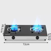 Table Top Gas Cooker 2 Burner Household Cocina A Gas Doube Cooktop Gas Stove Fierce Fire Kitchen Cooker 1