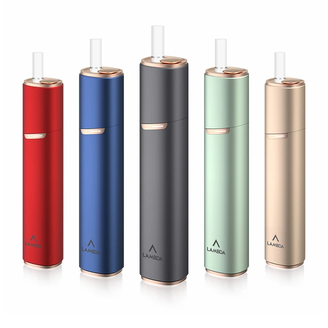 LAMBDA AIR Heat Not Burn Electronic Cigarette, Anodized Aluminum Process,  Elegant Color, Support 40+ Heatsticks V.S. LAMBDA CC - AliExpress