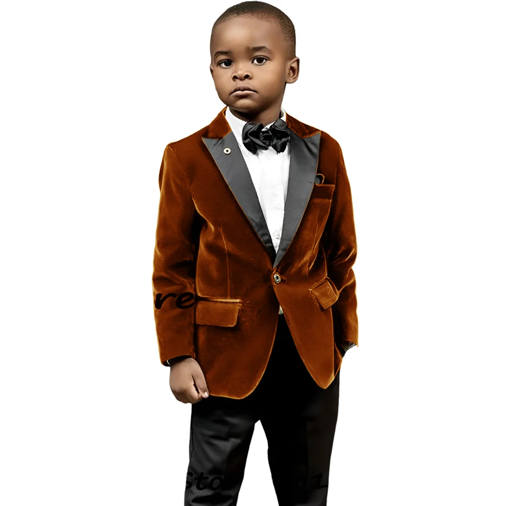 Party Wear Boys Velvet Suit Jacket Boys Blazer Velvet Boys Suit
