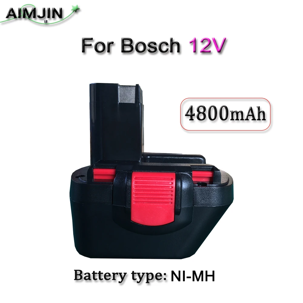 Batteria Ricaricabile 12 V 4.8Ah Per Bosch Psr 1200 Gsr 12 V Ahs Gsb Gsr 12 Ve-2 Bat043 Bat045 Bat046 Bat049 Bat120 Bat139 Tool B