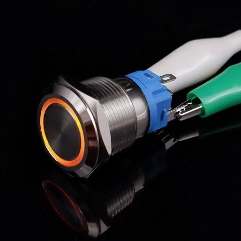 On Off PC Power Metal Waterproof Push Button Switch 12v for Car Ignition Switches Momentary/Latching NC 5V 220V 12 16 19 22 mm - Image 15