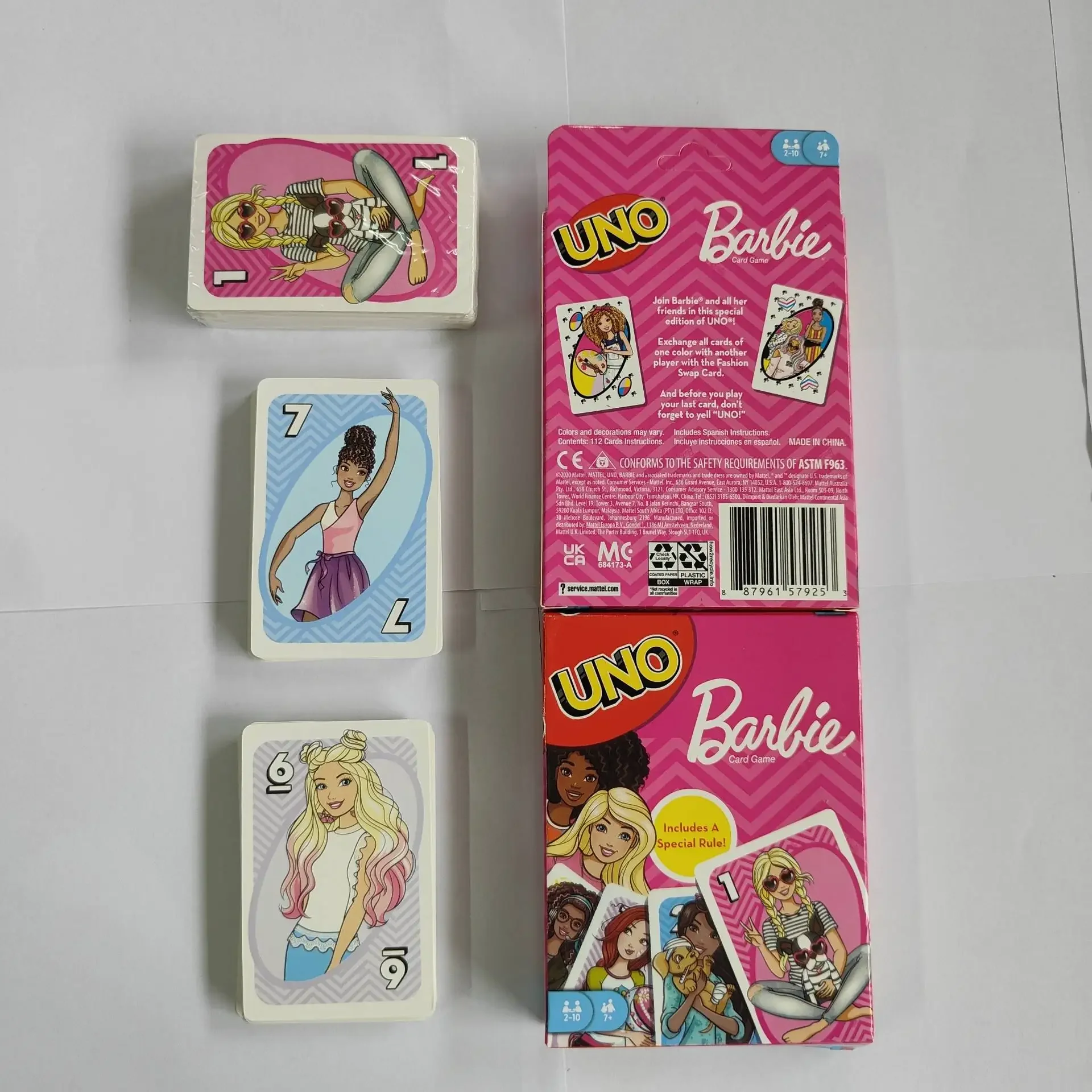Jogo Uno da Barbie da Mattel de 2 a 10 Jogadores em Promoção na