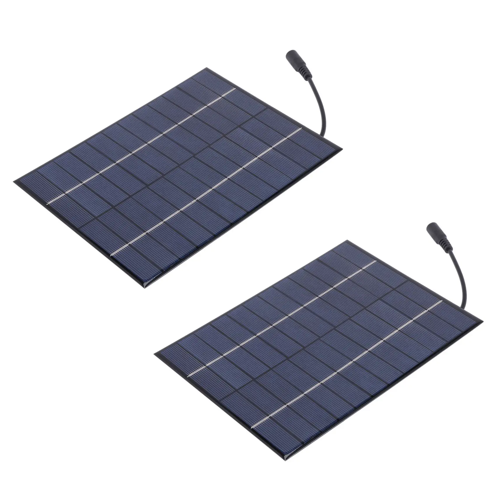 2X 12V 5.2W Mini Pannello Solare Celle Solari Policristalline Silicio Epossidico Solare Sistema Di Moduli Fai Da Te Caricabatteria