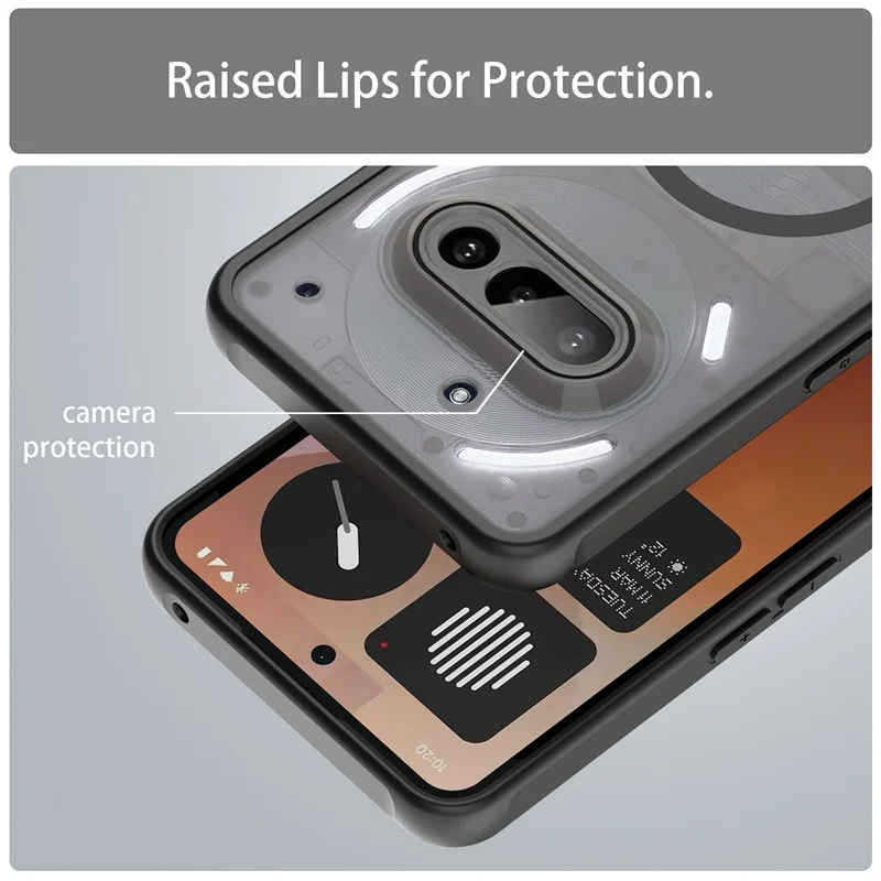 Luxury Translucent Shockproof Magnetic Magsafe Phone Case Cover Coque