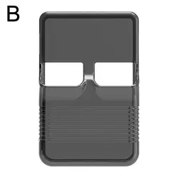 Portable Transparent Waterproof TPU Protective Game Console Case (Transparent black)