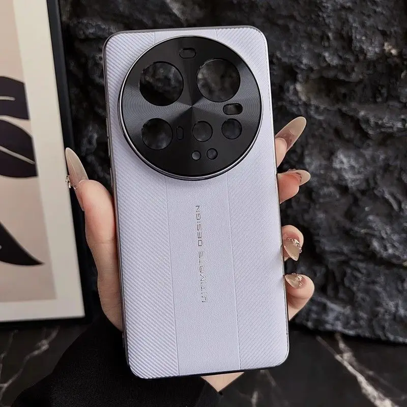 Luxury Plating Hard PU Protective Back Cover Case