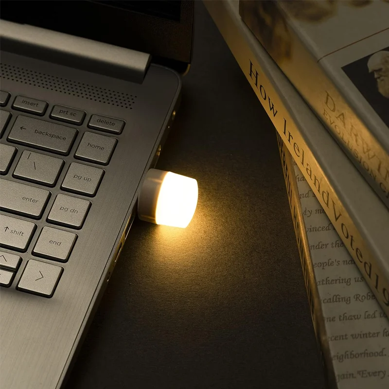 USB Night Light LED Light Energy-Saving Compact LED Bulb Portable Lighting Ambient Lighting Mini USB Warm White Lamp led lamp mini night light