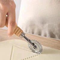 Stainless Dumpling Embossing Side-Embossed Biscuit Mold Hand-Cutting Machine For Baking Pastry Decoration Rolling Wheel Tools 1