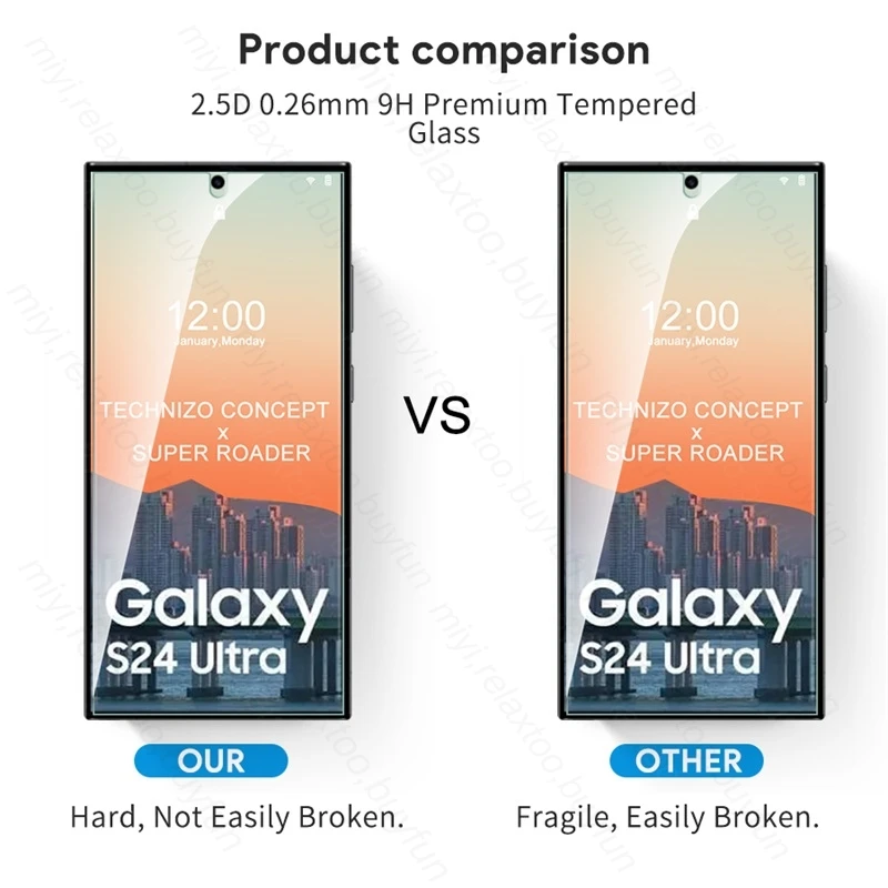 Funda de vidrio templado para Samsung Galaxy S24 Ultra S 24 Plus, Protector  de pantalla para cámara, 8 en 1, 24 + 5G - AliExpress