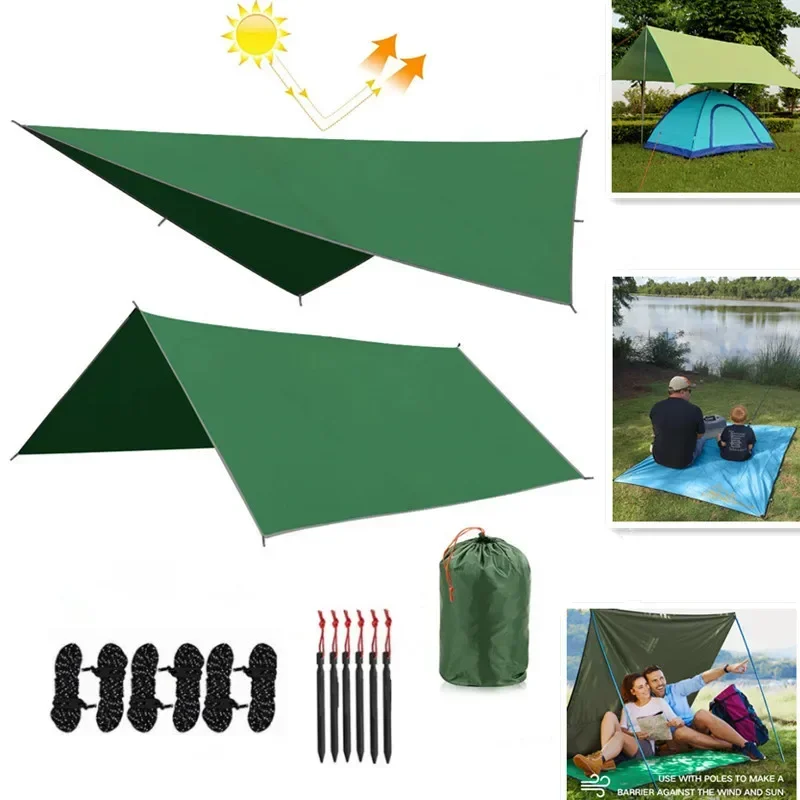 

Hammock Rain Fly Waterproof Tent Tarp,Awnings,UV Protection Waterproof,Lightweight for Camping,Backpacking and Outdoor Adventure