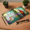Coloring Book Animal Character Protrait Mandala Flowers 20*20cm 24 Exquisite Pictures Stress Relief Relaxtion For Adults Teens 4
