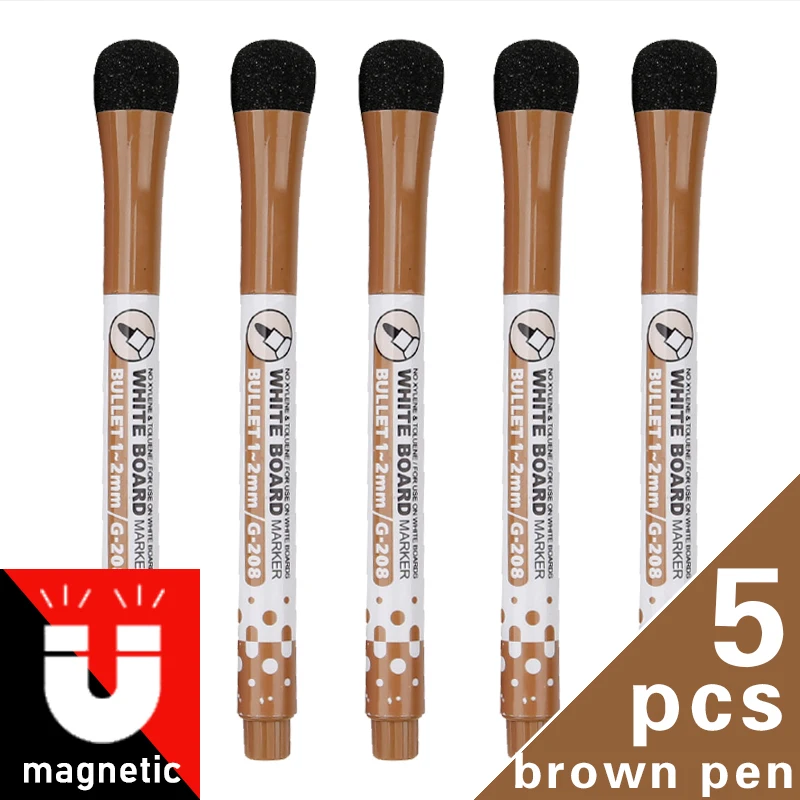 Brown 5 pen