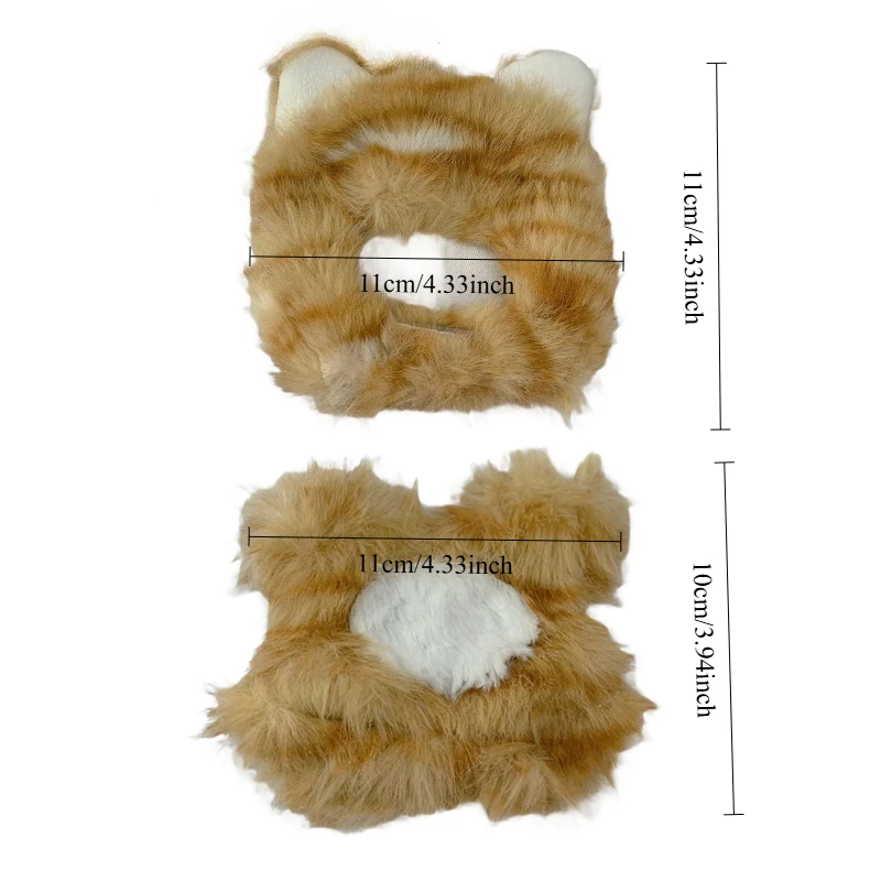 17cm 라부부 카와이 인형 옷 봉제 털이 많은 하미디 V1 시리즈 스탠딩 피규어 펜던트 액세서리용 귀여운 봉제 고양이 슈트