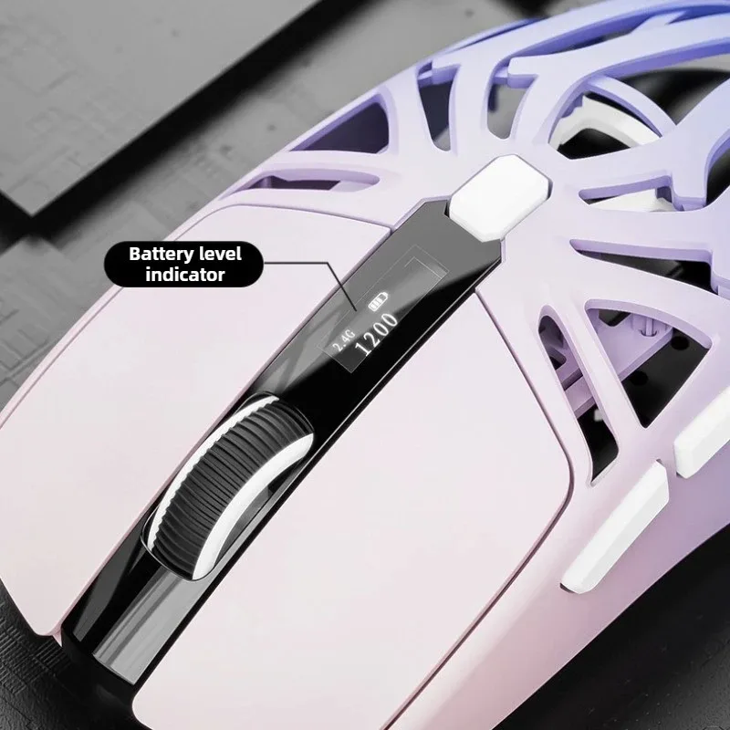 2026 RGB Esports Bluetooth Wireless 2.4G Gaming Mouse Triple-mode Lightweight E-sports Gaming 1K Return Rate 10000DPI Computer