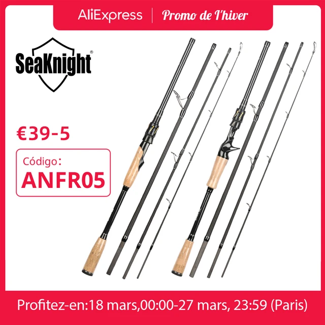 SeaKnight Brand Falcan/Falcon II Series Fishing Rod 1.98m 2.1m 2.4m  Spinning Casting Carbon Fishing Rod 1-80g 2 Sections Rod