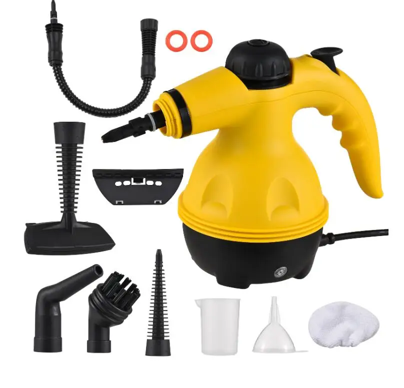 thumbnail image 1 of Limpiador a vapor portátil de 1200W, vaporizador de temperatura de alta presión con accesorios de 13 piezas para tapicería, cocina y muebles, 1 of 5