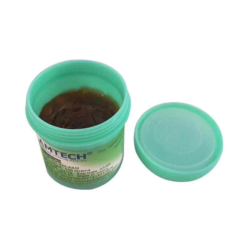 Original AMTECH NC-559-ASM 100g Solder Flux Paste for SMT BGA Reballing Soldering Welding Repair Tools No Clean mechanic 10cc no clean flux for soldering liquid paste iphone cpu demolition special bga rework welding oil needle