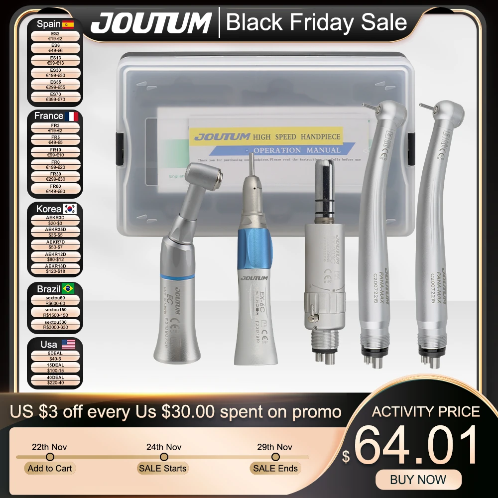 High Quality Dental Handpiece Kit High And Low Speed Handpiece Kit For