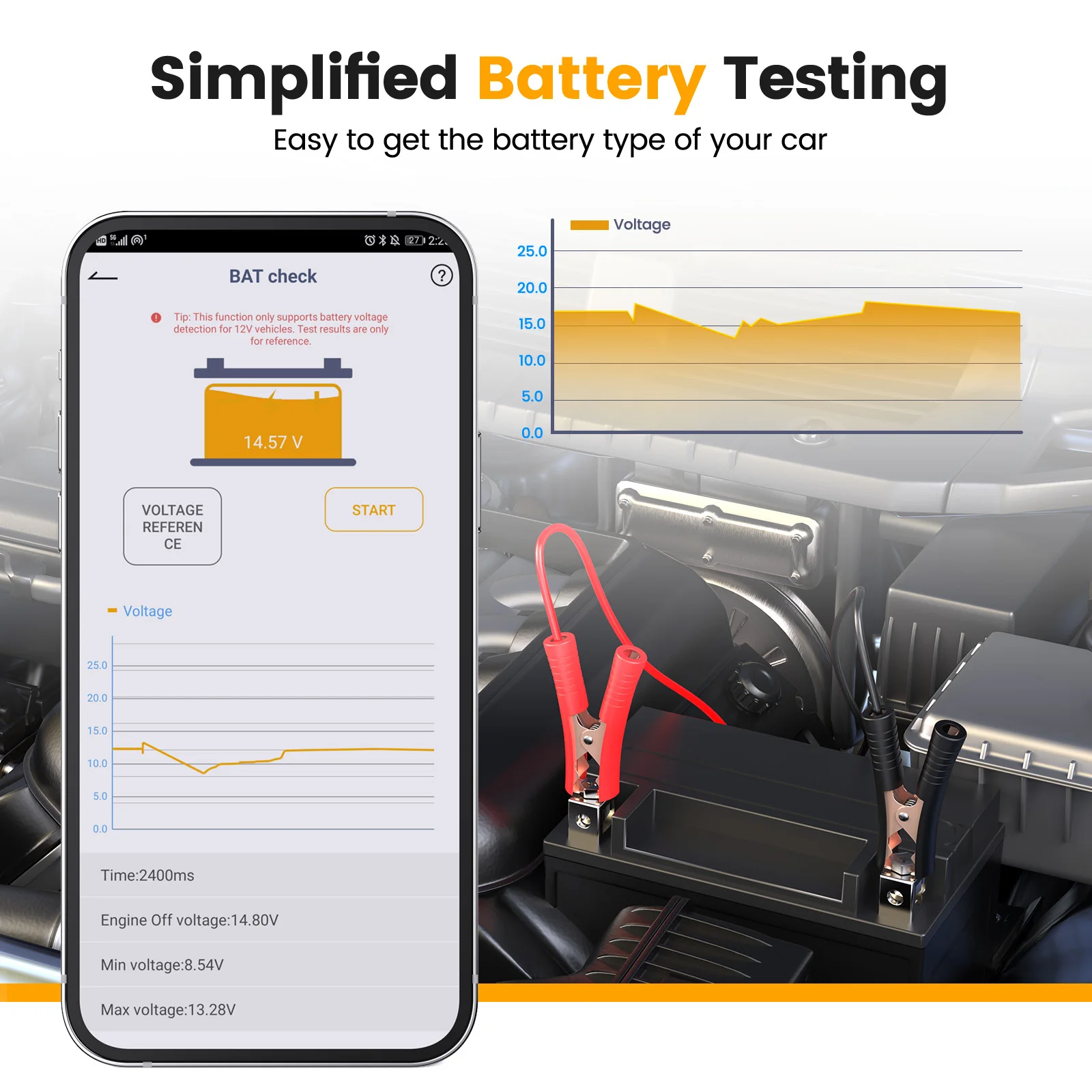 ANCEL AD310 BT Bluetooth OBD2 Scanner Classic Universal OBD II Scanner Car Engine Fault Code Reader CAN Diagnostic Scan Tool 4