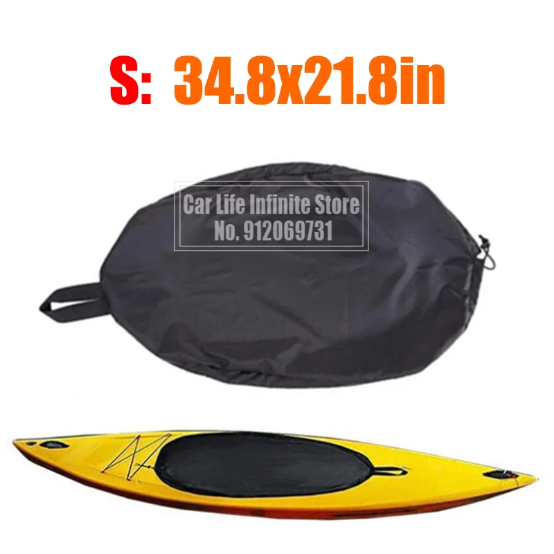 Universal Cockpit Cover 420D Fit paddle Kayak accessories for boats Breathable Adjustable Blocking Protector Ocean canoe S-XL