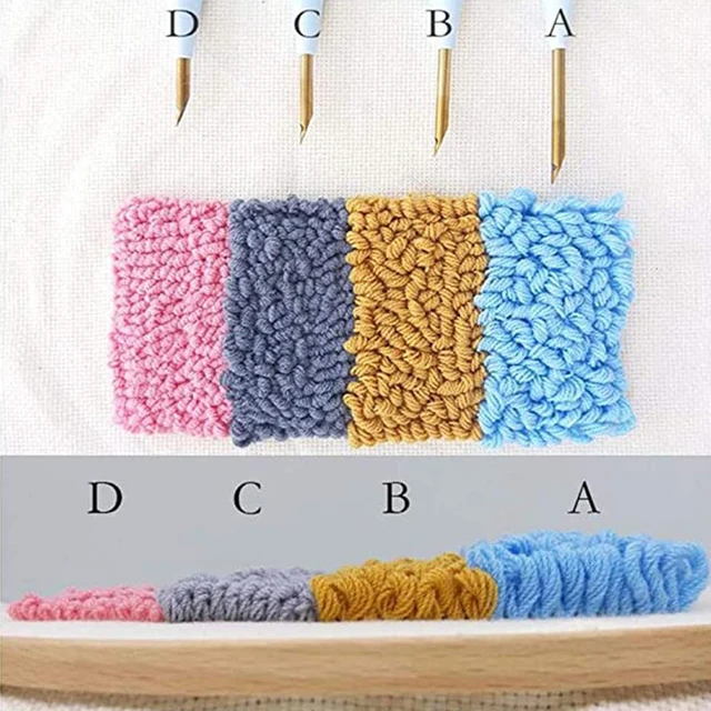 Magic Embroidery Punch Needle Pen Kit Cross Stitching Tool Set Weaving Tool Carpet Knitting Sewing Tool for DIY Sewing Craft Art 4