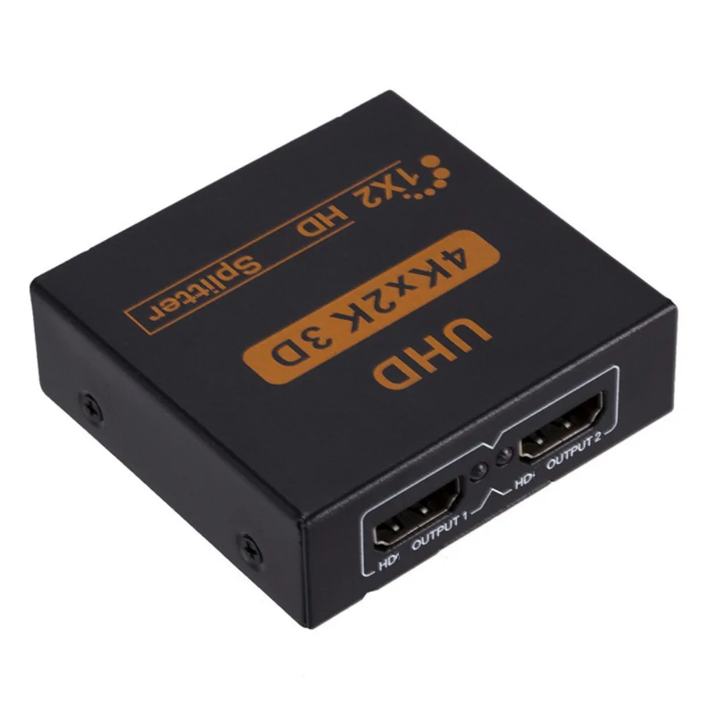 

HDMI-совместимый сплиттер 1 в 2/4, легкий 4K HDMI сплиттер 30 Гц 1080p для HDTV/STB/DVD/D-VHS