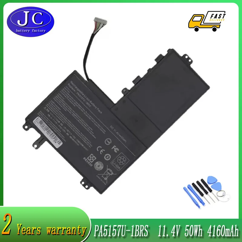 

JCLJF New 50Wh 4160mAh 11.4V PA5157U-1BRS Laptop Battery For Toshiba Satelite U940 M40 M50T E55 E55T-A5320 E45T E45T-A4100