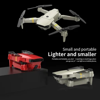 LSRC E58 WIFI FPV With Wide Angle HD 4K/1080P Camera RC Drone X Pro RTF Drone 2