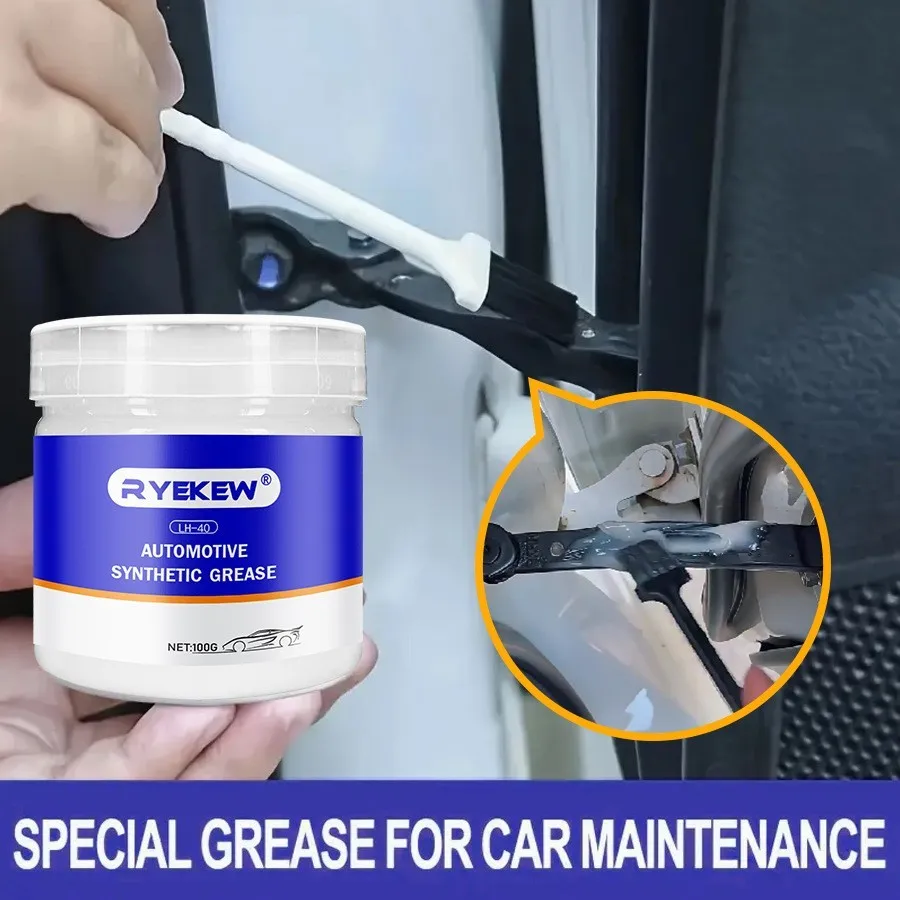 Multi-Purpose Synthetic Grease Automotive Door Channel Lubricant Sunroof Track & Moving Parts Maintenance All-Season Waterp