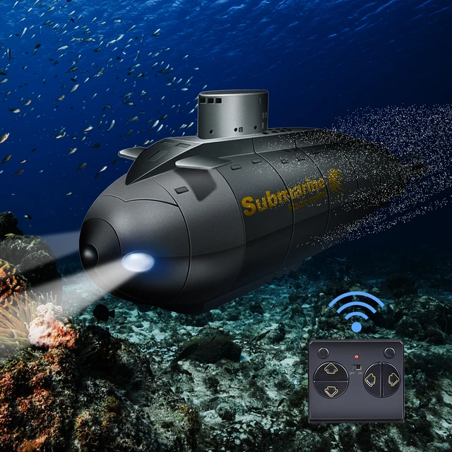 2.4G Electric 6 Channels Mini Playing Water Wireless Remote Control Diving Boat Model Children Nuclear Submarine Boat Toy Gift 3