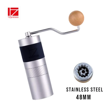 1zpresso JX JX-pro JE 시리즈 수동 커피 그라인더, 휴대용 커피 밀, 스테인레스 스틸, 48mm 버