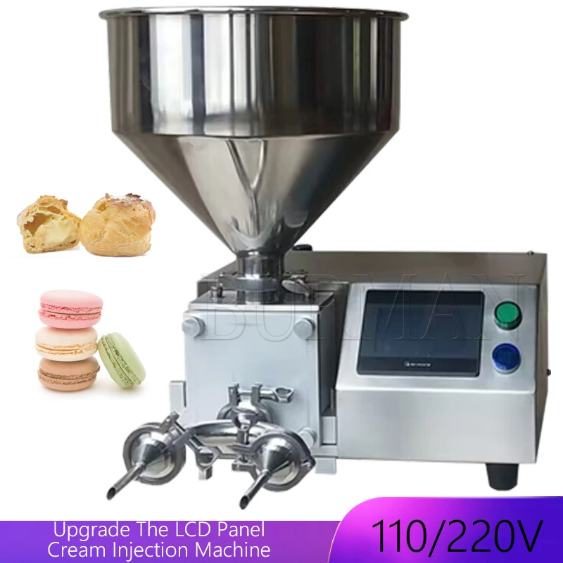 

Commercial Upgrade LCD Panel Quantify Cream Filling Machine Latin Fruit Filling Equipment Puff Filling Machine