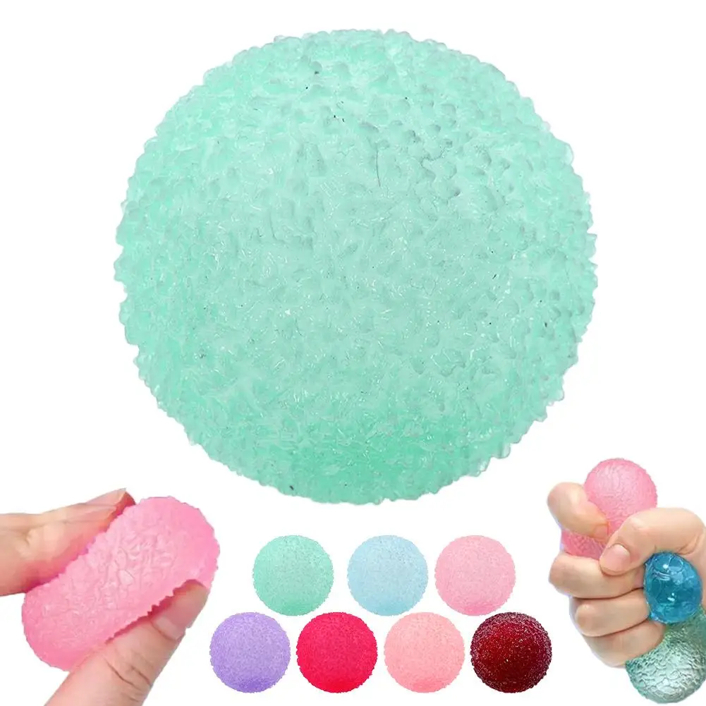 Eiskugel-Malzose Squishy Spielzeug Blaues Mochi Sensorisches Fidget-Spielzeug Simuliertes Transparentes Anti-Stress Langsam Zurückfederndes Entspannungsspielzeug – Detail 1