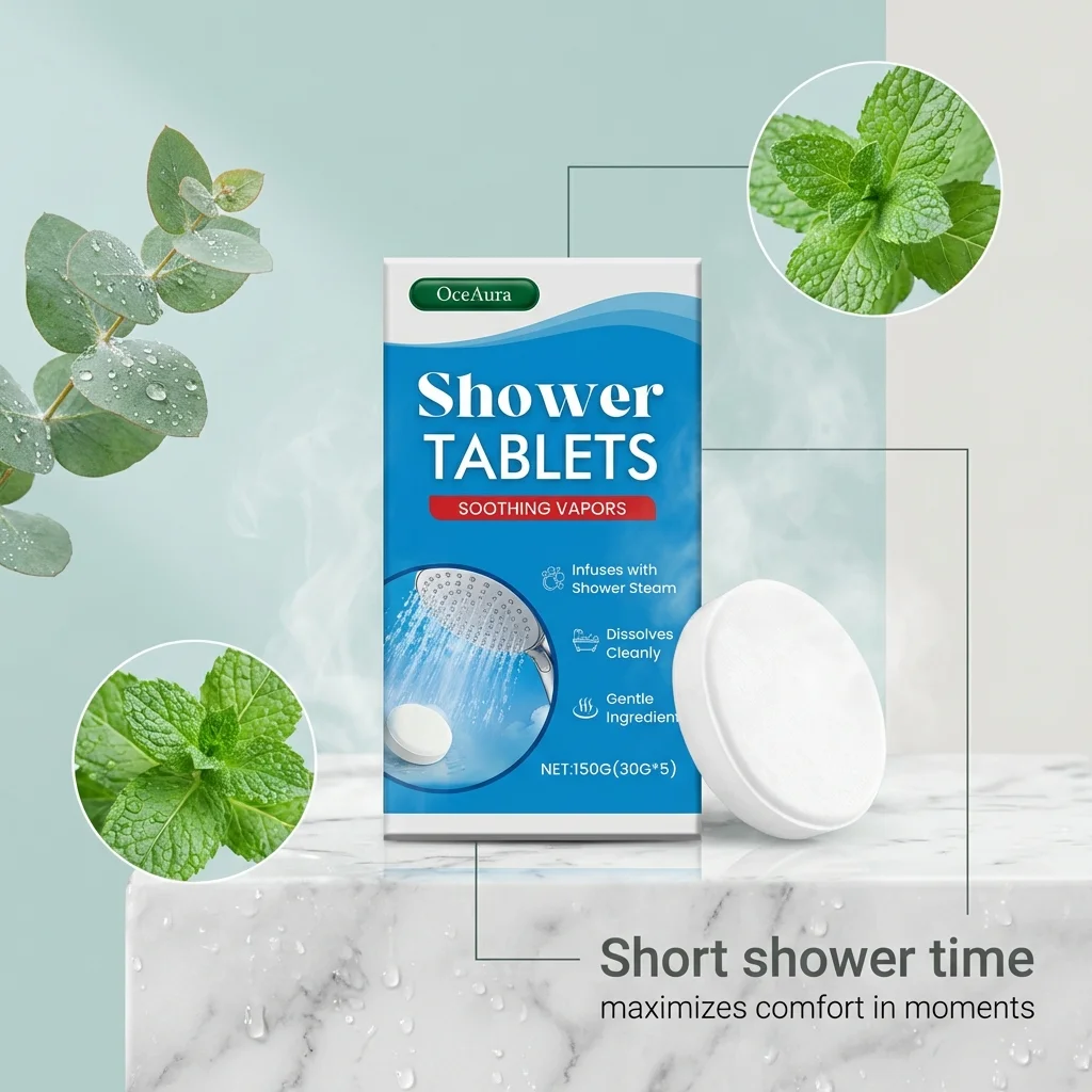 Aromatherapy Shower Steamers for Stress Relief and Moisturizing Relaxation