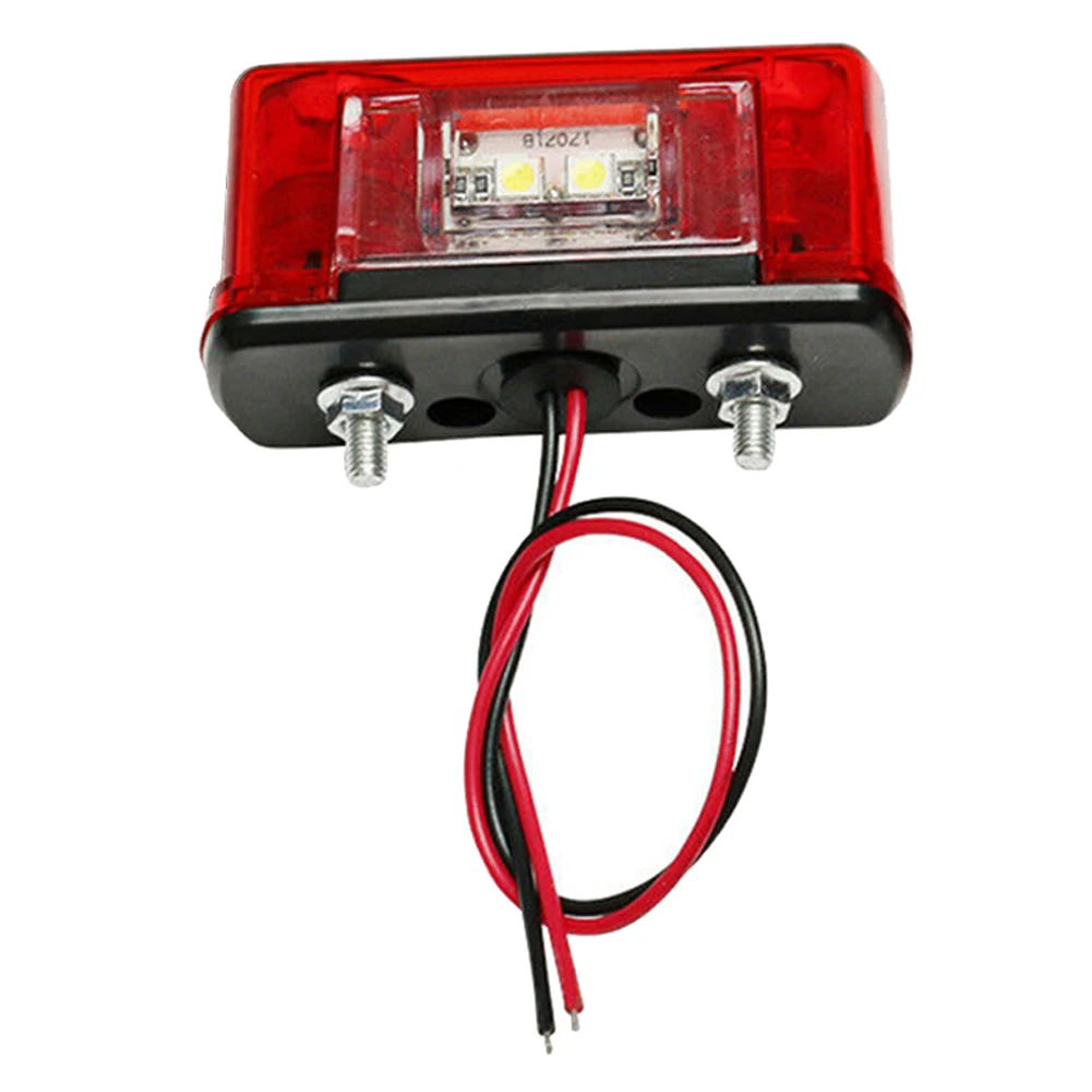 

1PCS Universal Car Led License Number Plate Light Car Truck Trailer Lorry Rear Tail Light Auto Led License Plate Lamp Auto Parts