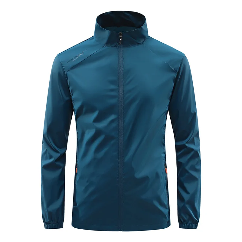 Men's Ice Silk Breathable Casual Stand Collar Jacket, Outdoor Fishing Jacket, Summer Fashion, Spot New Products