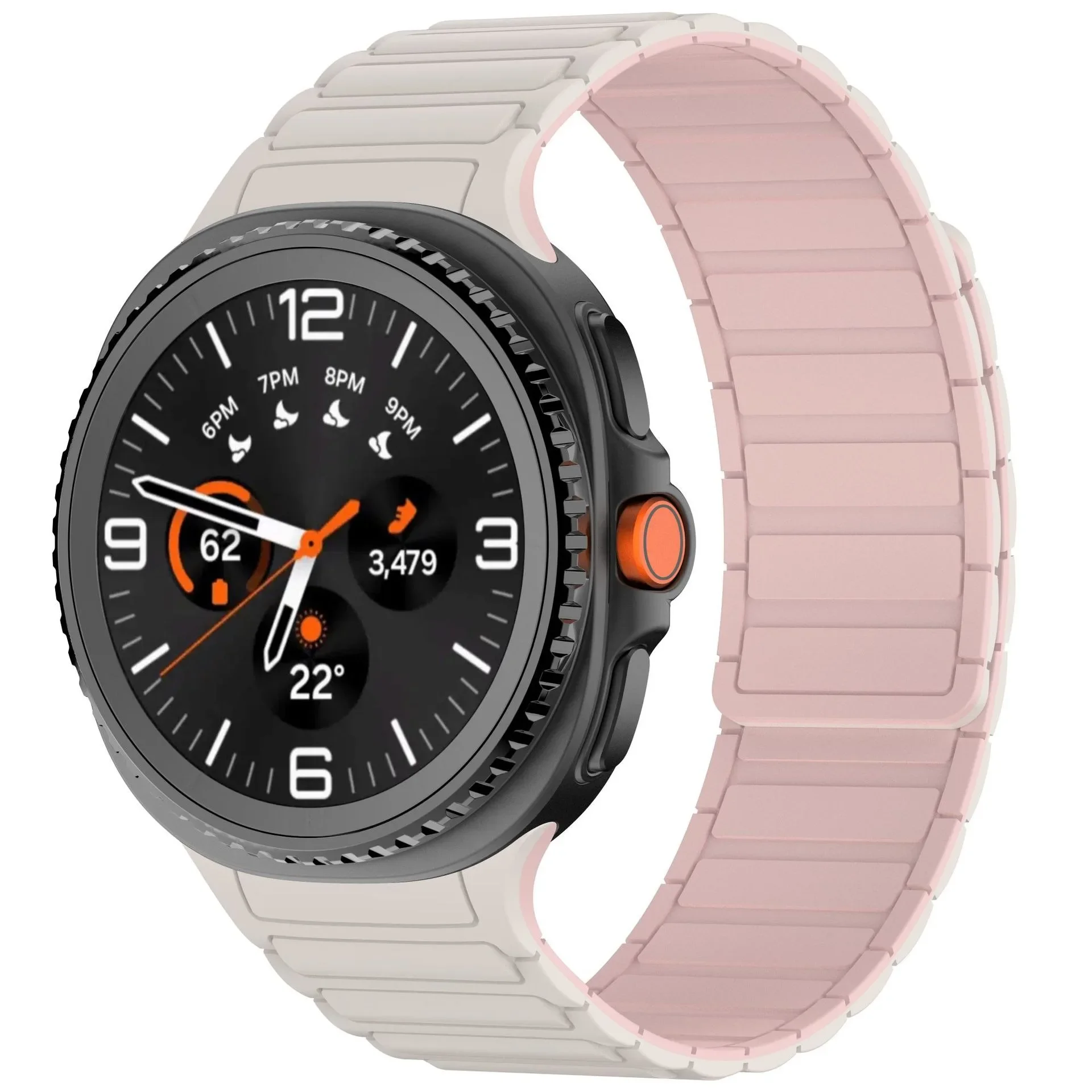 Seamless Magnetic Silicone Loop Strap - Premium Watch Accessory