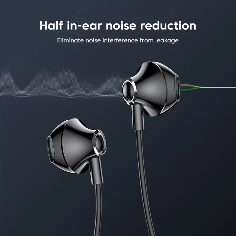 USB Wired Headphones 3M Long In-ear Earphones With Mic USB-A Cable Handsfree Headset Gaming USB Earbuds For PC Desktop Laptop 4